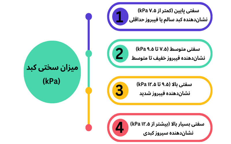 اینفوگرافیک فیبرو اسکن کبد